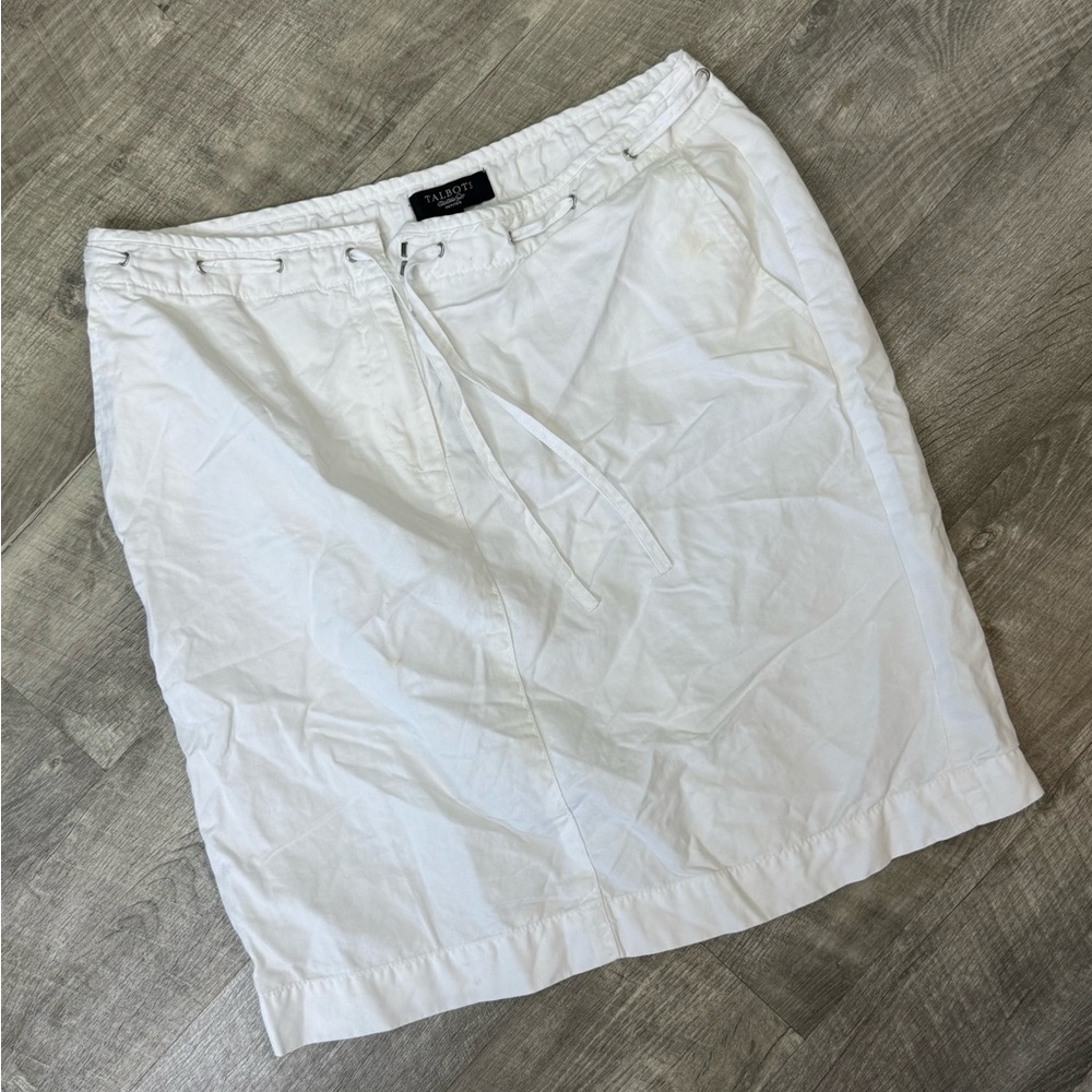 Talbots  White Pencil Skirt Size 14P